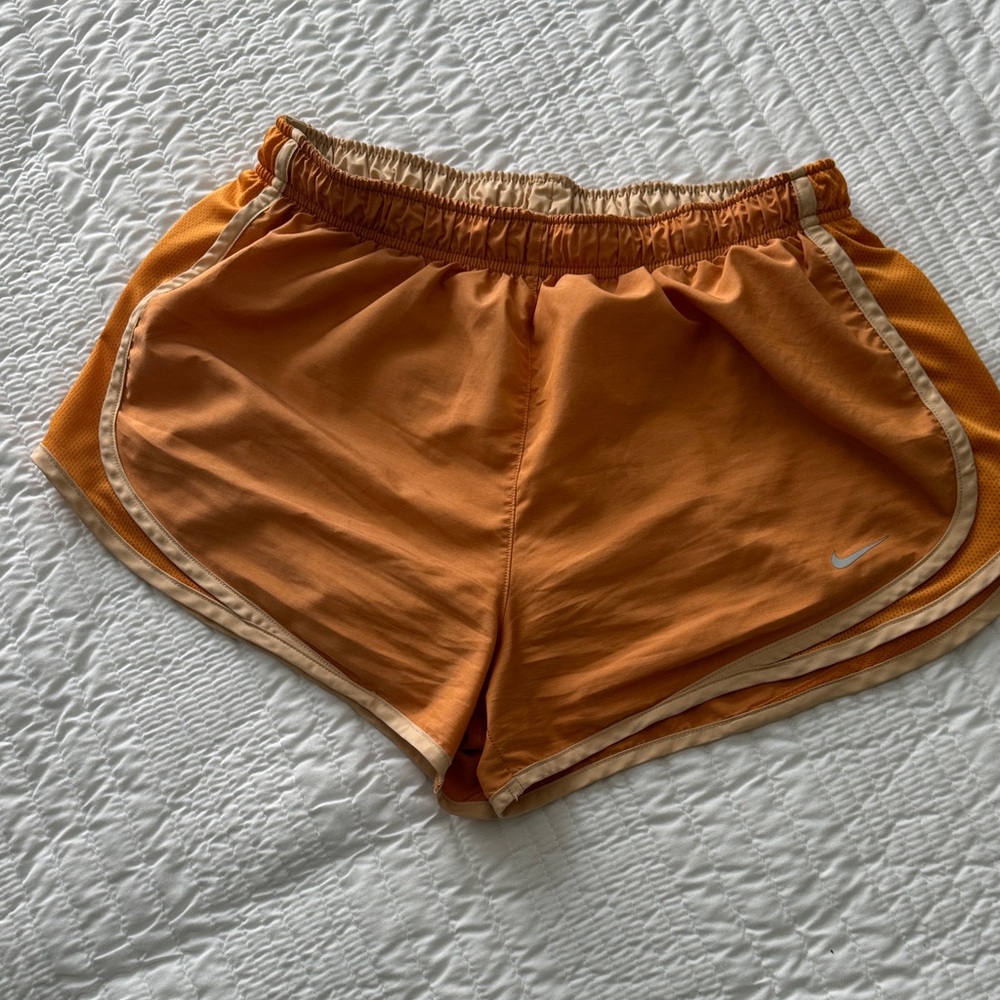 Nike Women's Orange Athletic Shorts